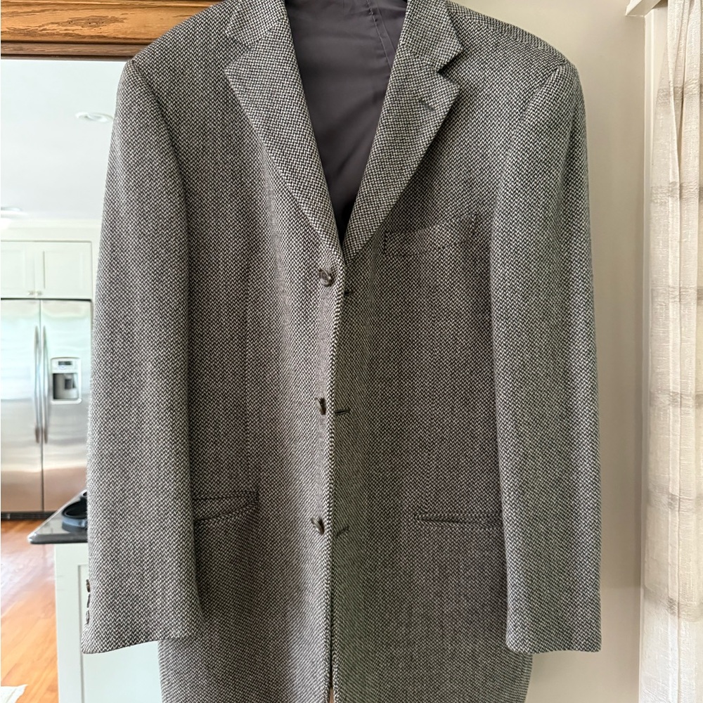 Ermenegildo Zegna Gray Sport Coat Wool Blend